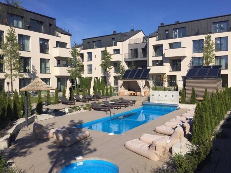 Super Mini Loft With Outdoor Pool. Apartment Palanga Ngoại thất bức ảnh